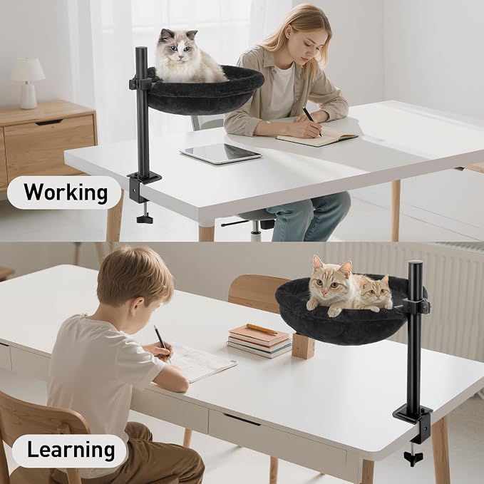 Cat Desk Bed - Machine Washable Reversible Cats Hammock - Image 6