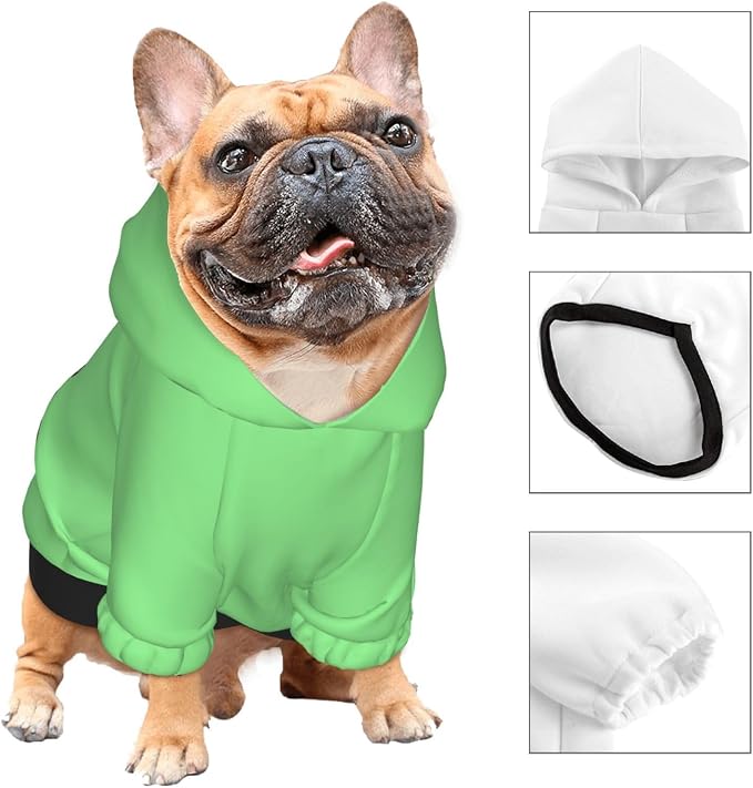 Personalized Dog Hooded Sweatshirt, Custom Pet Pullover Hoodie Design Your Own - Image 3