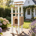 62” Tall Cat Tree for Outdoor and Indoor Cats, Weatherproof Large Outdoor Cat by InnovationProducts