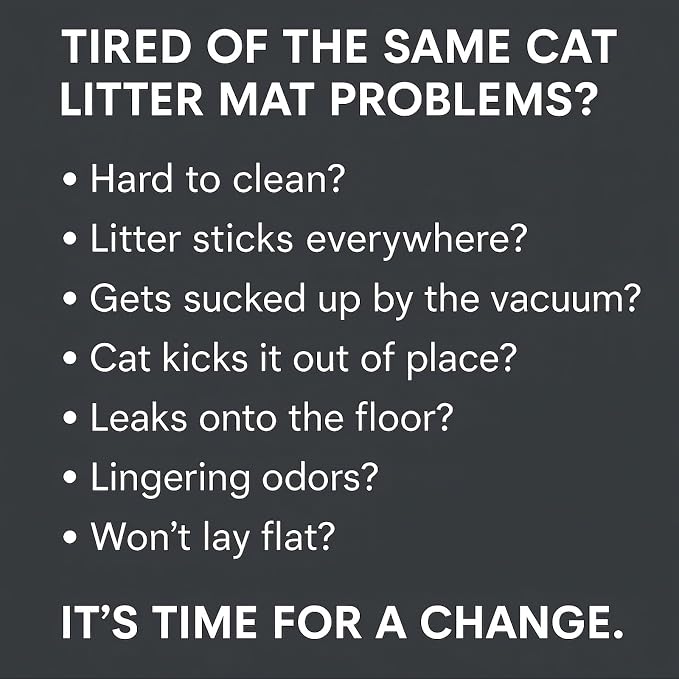 Cat Mat for Litter Box: Groove Design for Scatter Control - Image 2