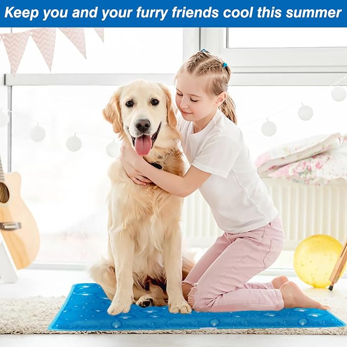 Dog Cooling Mat Water Injection Pet Cool Pads Dogs & Cats Pet Cooling Blanket - Image 7