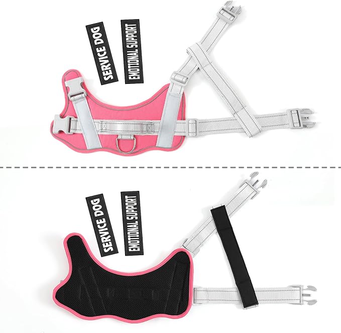 voopet Emotional Support Dog Harness, Professional Service Dog Vest Harness - Image 3