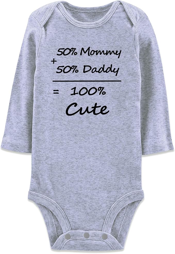 UNIFACO Unisex Baby Funny Saying Outfit Short and Long Sleeve Bodysuits Romper by UNIFACO