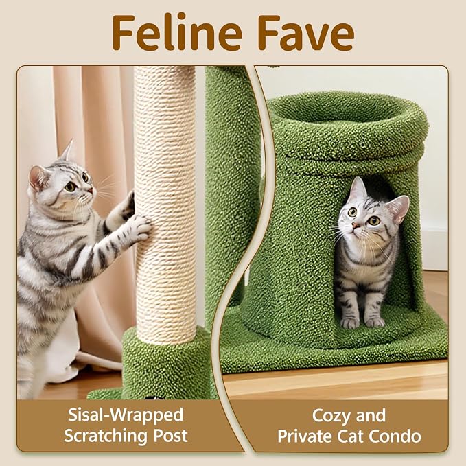 Cat Tree Tower Scratching Post Stand - Image 6