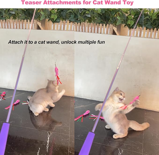 Cat Toys Catnip, Catnip Wand Toy Attachment - Image 5