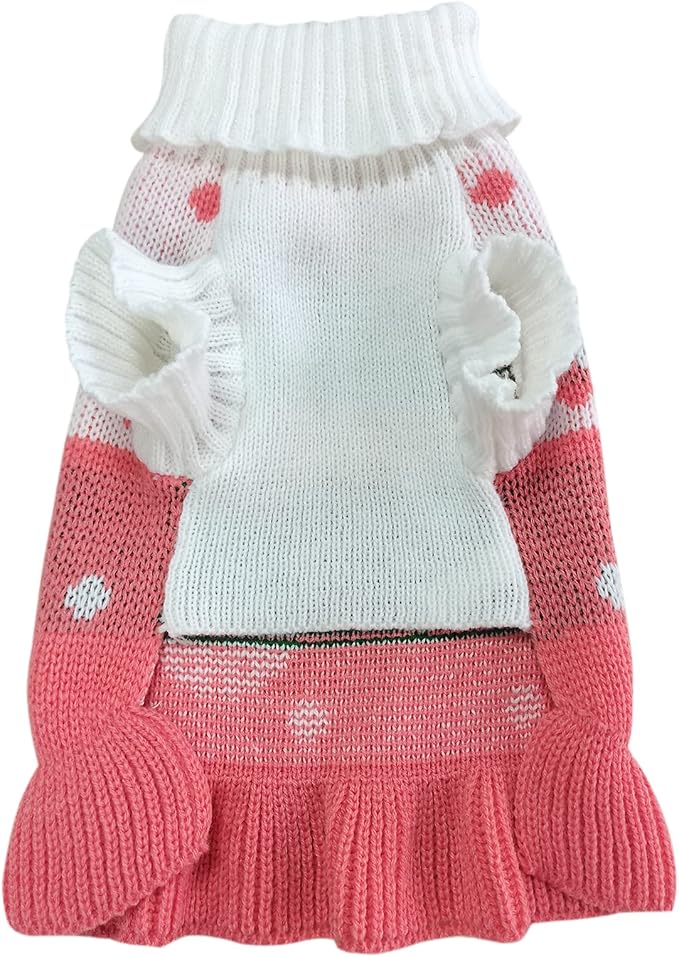 CHBORCHICEN Pet Dog Sweaters Classic Knitwear Turtleneck Winter Warm Puppy - Image 6
