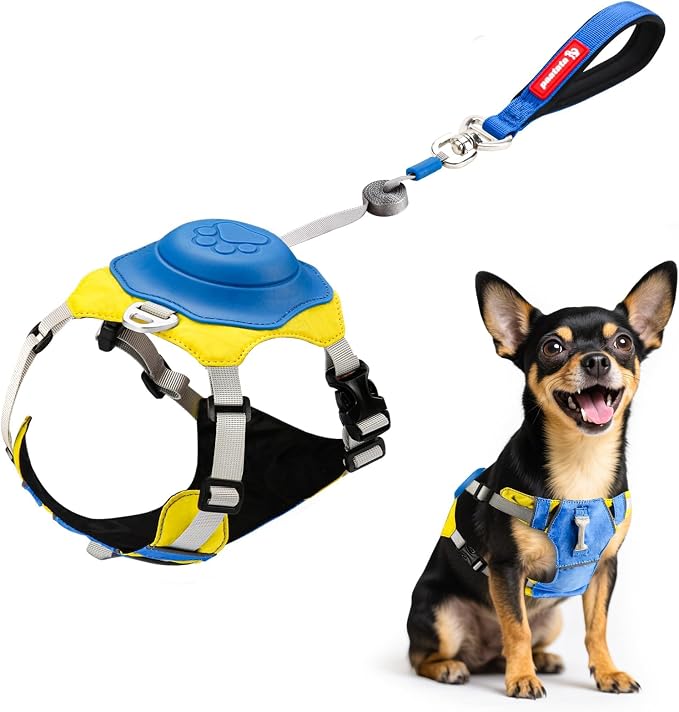 No Pull Dog Harness, 2 in 1 Retractable Harness by Unknown
