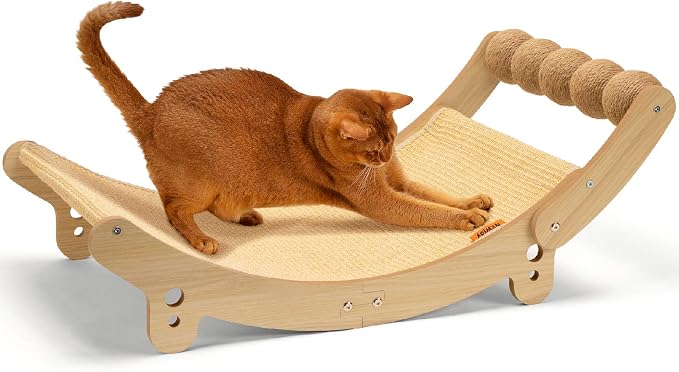 Cat Scratcher Cat beds for Indoor Cats Extra Large Sisal Scratchers for Adult by NxwjoyPet