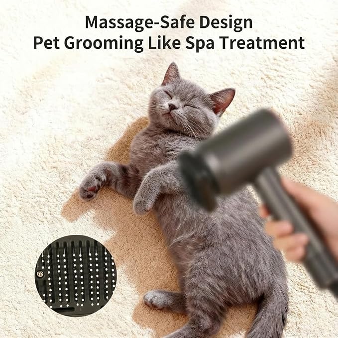 LUMIXA Heated Pet Grooming Brush Attachment, Deshedding Dog & Cat Brush - Image 7
