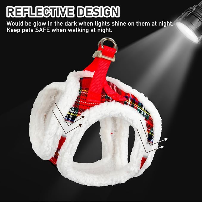 GAMUDA Small Dog Harness Collar and Leash Set, Step in No Chock No Pull Soft - Image 3