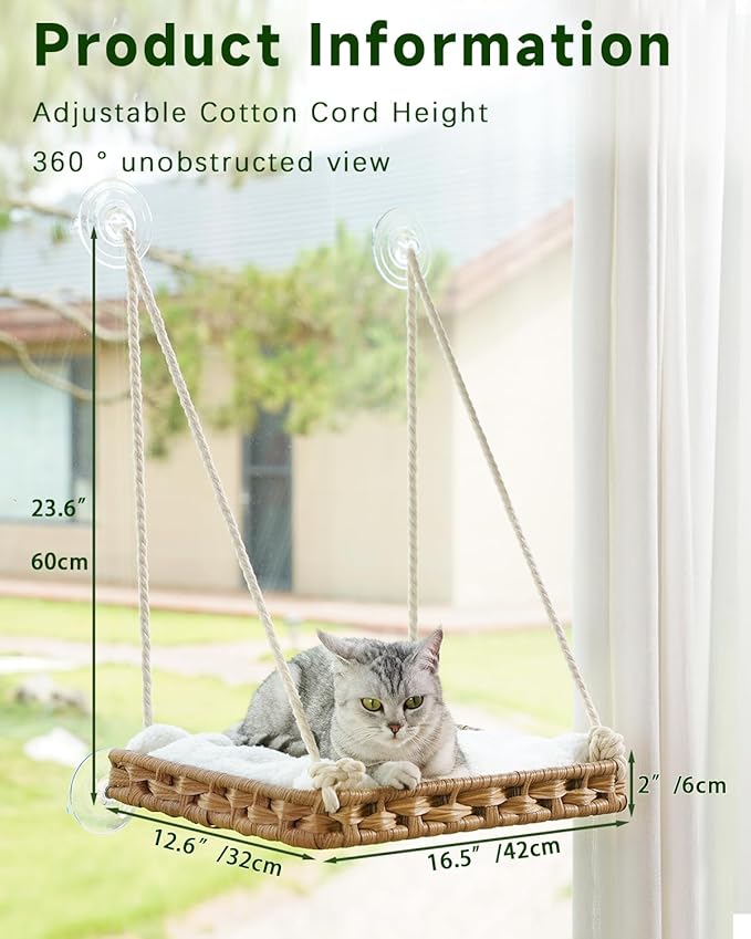 Cat Window Perch Cat Window Hammock Bed - Image 5