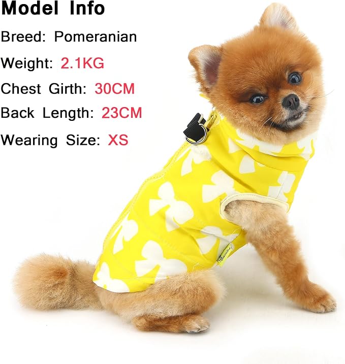 SMALLLEE_LUCKY_STORE Pet Water Resistant Winter Jacket Vest - Image 2