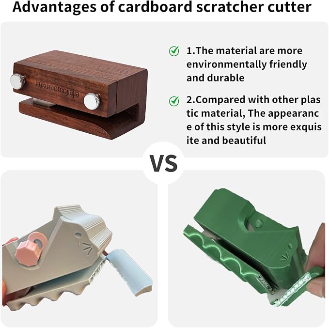 Cardboard Cutter for Cat Scratchers, Wooden cat Cardboard Cutter，Box Cutter for - Image 4