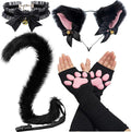 Cat Paw Thigh High Socks Golves, Cute Soft 3D Toe Beans Socks Mittens Kitten by SUPTEC%C2%AE