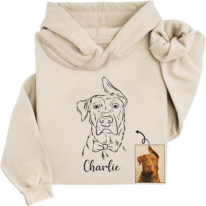 Noni Personalized Portrait Hoodie or Sweatshirt by Noni