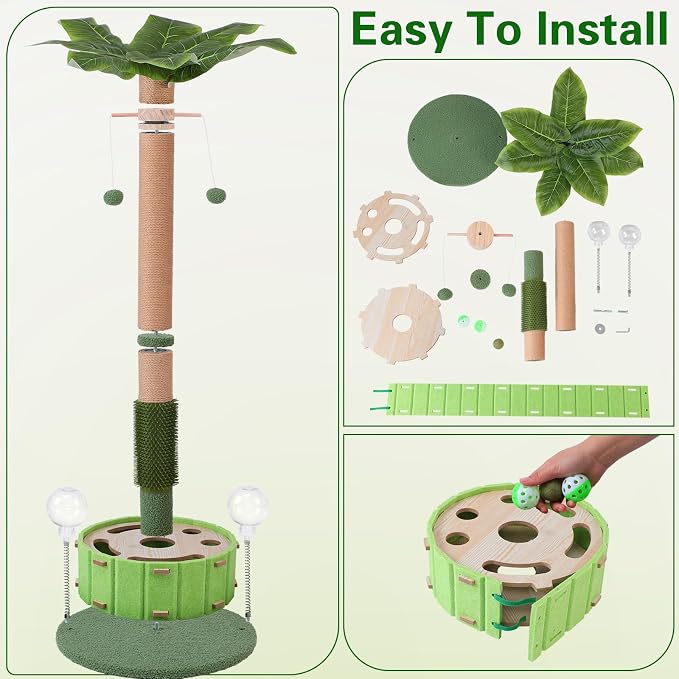 40" Tall Cat Scratching Post, Scratching Posts - Image 8