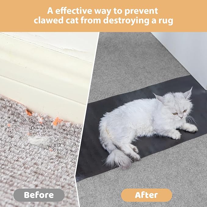 Carpet Protector for Pets Cat Carpet Protector for Doorway, Anti Scratch Under - Image 3