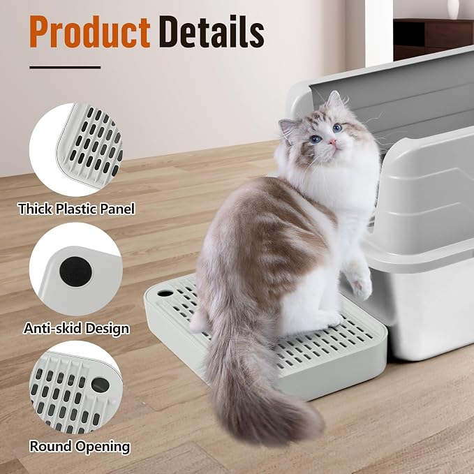 Cat Litter Box Ramp Mat with Filter Function, Cat Step Pedal Stool - Image 4