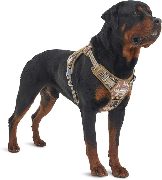 Auroth Tactical Dog Harness for Large Dogs No Pull Adjustable Pet Harness by AurothPets