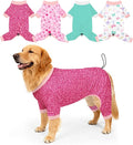 Bienbee Dog Pajamas, 4 Pack Dog Recovery Suit Shedding Suit Cute Soft Puppy by Bienbee
