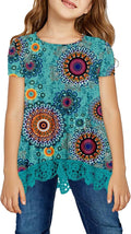 storeofbaby Girls Casual Tunic Tops Short Sleeve Loose Soft Blouse T-Shirt by storeofbaby