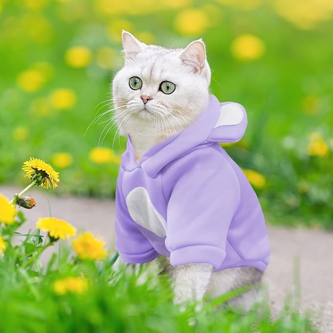Small Dog Hoodie Soft Warm Fleece Fall Winter Dog Clothes Cute Puppy Sweaters - Image 6