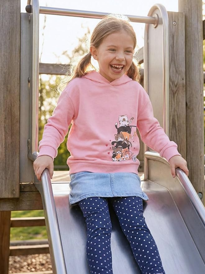 WELAKEN Sweatshirts for Girls Toddler & Kids II Little Girl's Pullover Tops - Image 4