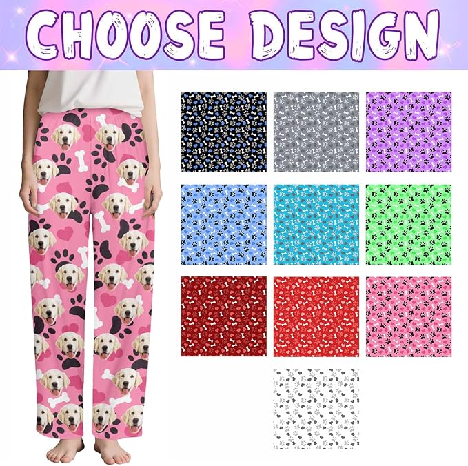 Custom Couple Pajama Pants Sock - Image 2