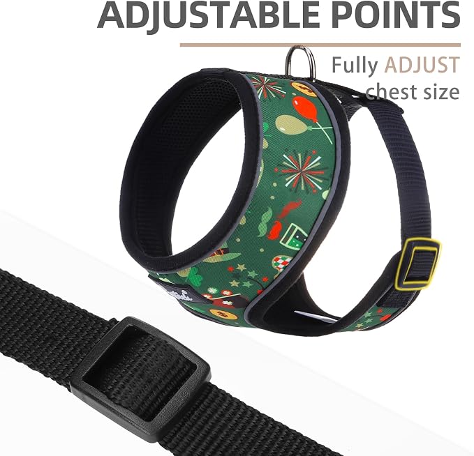 PUPTECK Soft Mesh Dog Harness and Leash Set Pet Puppy Cat Comfort Padded Vest - Image 3