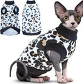 Idepet Cat Clothes Kitten Sweater Soft Kitten Shirt Cute Leopard Print Kitty by Idepet