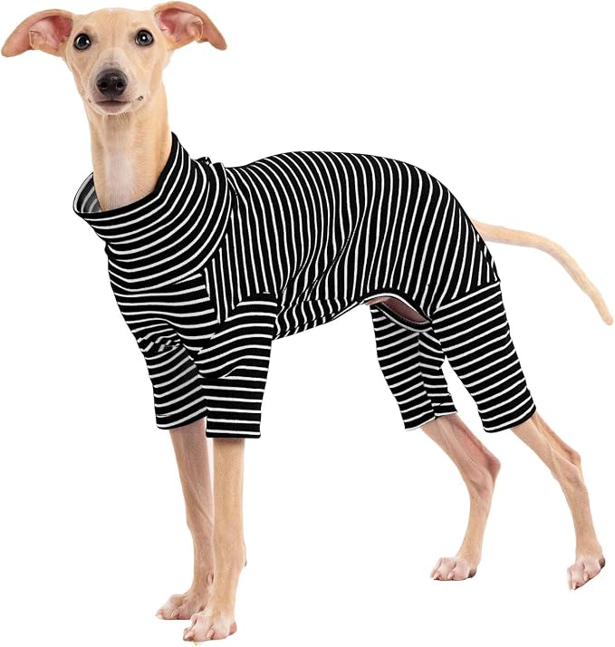 Dog Sweaters for Small Dogs Girls Boys, Striped Pet Sweaters for Fall Winter by Haloumoning