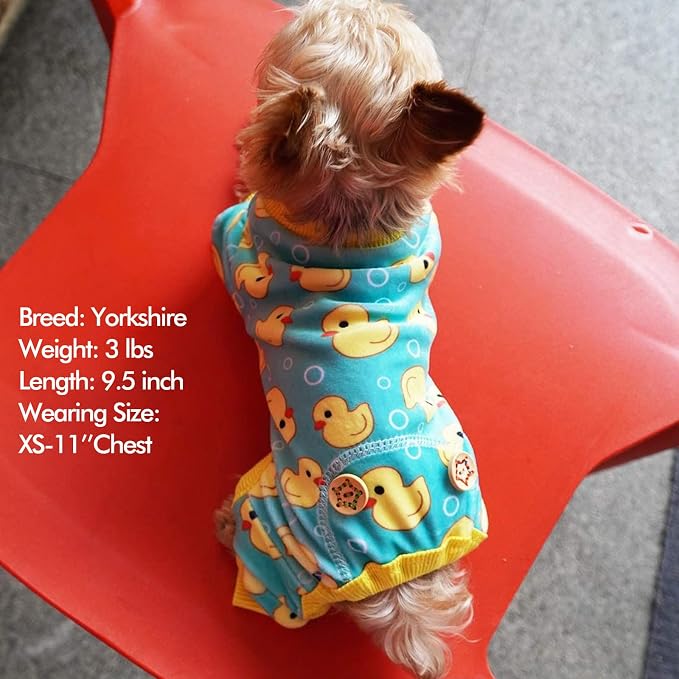 KYEESE Dog Pajamas Velvet Dog Pajamas Small Sized Dogs Dogs Pjs - Image 2