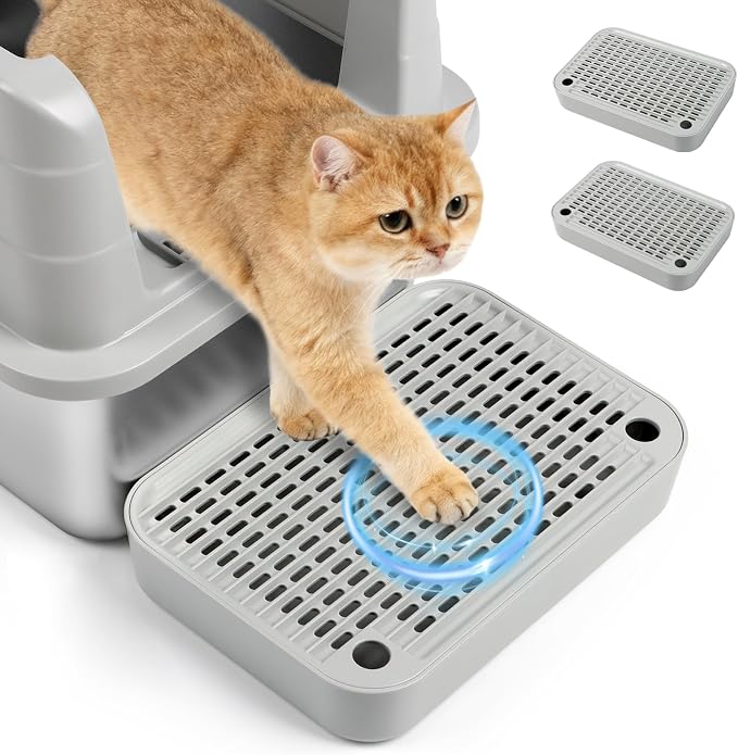 Kalolary 2PCS Litter Box Ramp, Cat Steps/Stair by Kalolary