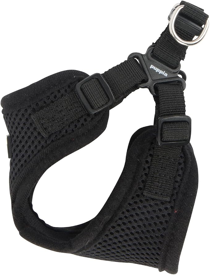 Puppia PARA-HC1533-BK-S Black Soft Harness C Pet-Vest-Harnesses - Image 2