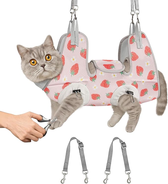 Supet Cat Grooming Hammock Harness by Supet