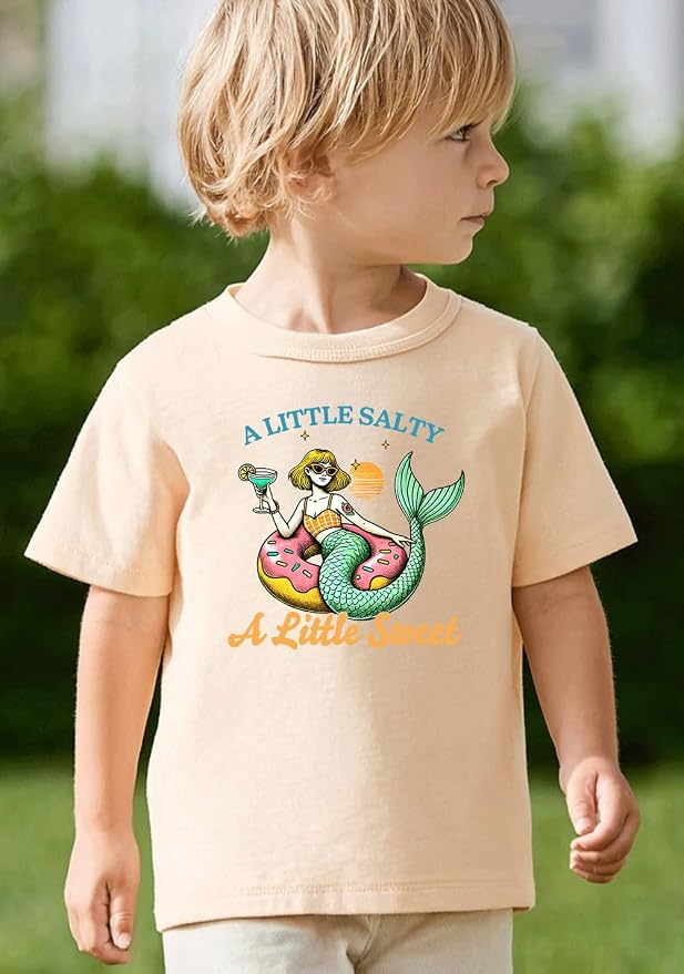 Kids Toddler Little Boys Girls T-Shirt Short Sleeve Funny Animals Graphic - Image 2
