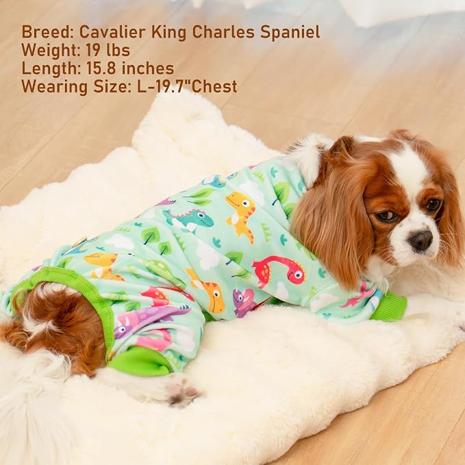 KYEESE Dog Pajamas Soft Outfit Velvet Pjs Comfy Clothes - Image 5