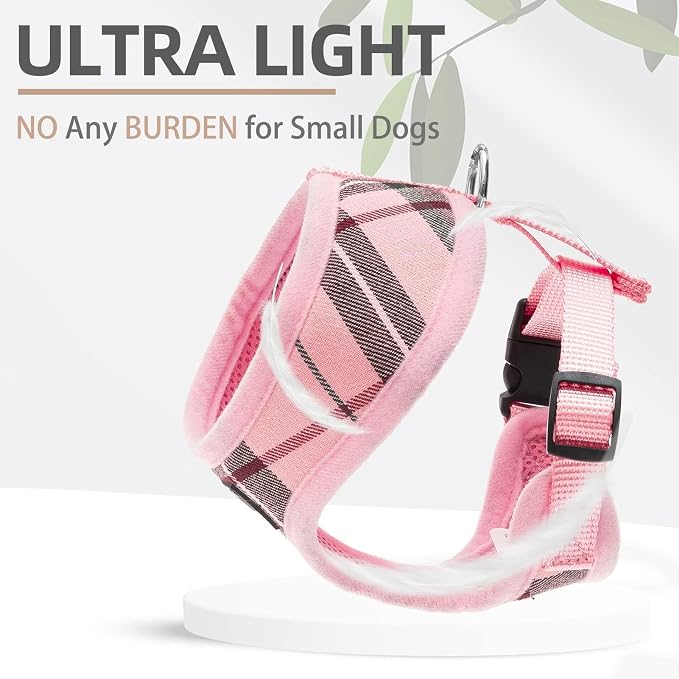 PUPTECK Soft Mesh Dog Harness and Leash Set Pet Puppy Cat Comfort Padded Vest - Image 5