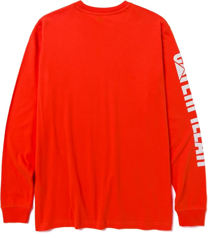 Caterpillar Trademark Banner Long Sleeve Tee Shirts - Image 2