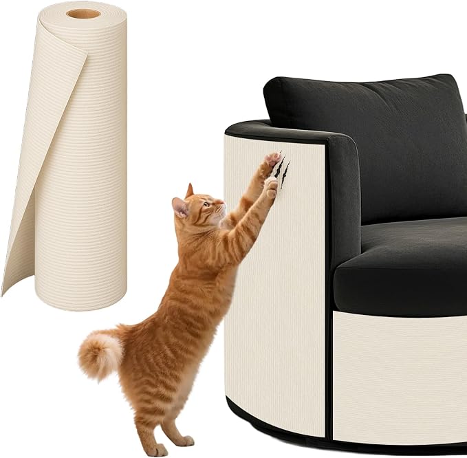 PowerKing Cat Scratch Furniture Protector, 78.7"x15.8" Self-Adhesive Cat - Image 9