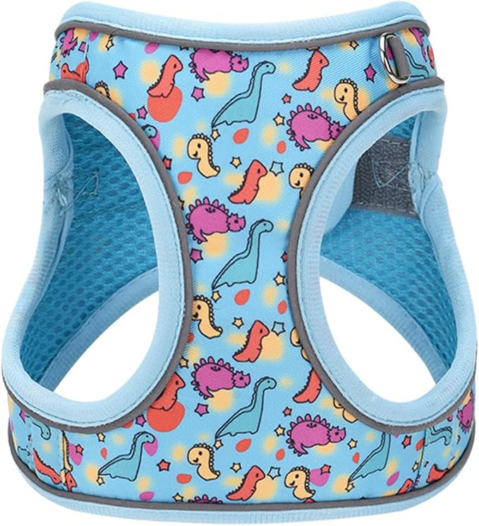 Step in Dog Harness No Pull Dinosaur Adjustable Soft Mesh Padded Reflective Pet - Image 2