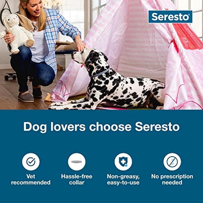 Seresto Flea & Tick Collar For Dogs Over 18 lbs., Treatment & Prevention - Image 3