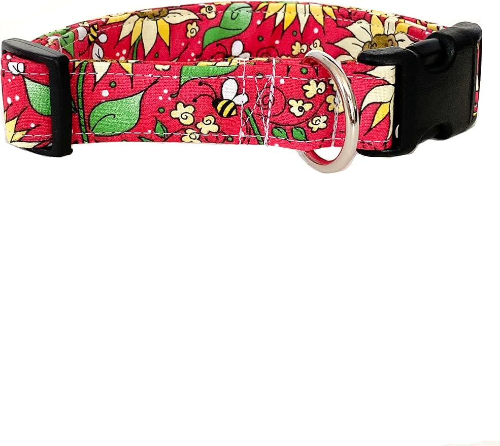 Red Stripes Dog Collar - Image 3