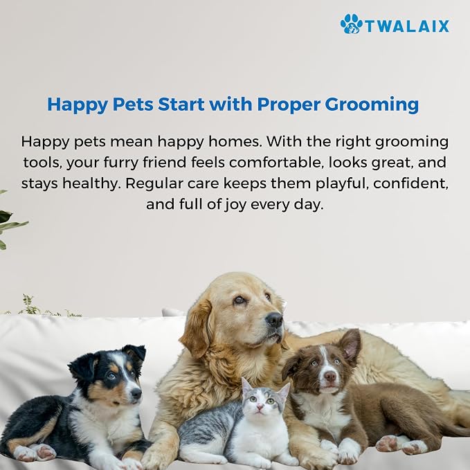 6 in 1 Pet Grooming Kit for Dogs & Cats - Image 9