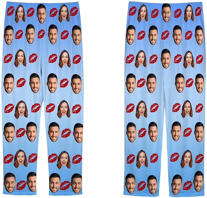 MyPupSocks Customized Face Pajamas Pants Sleep Bottoms - Image 5