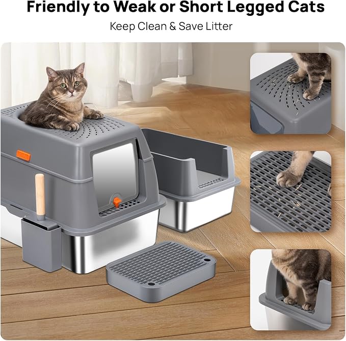 Stainless Steel Litter Box - Image 3