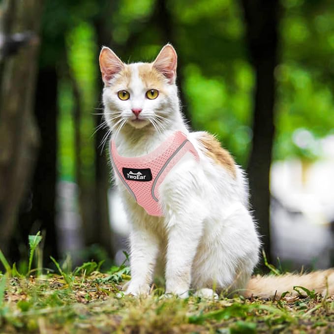 TwoEar Cat Harness Escape Proof, Soft Dog Vest Harness Adjustable, Breathable - Image 6