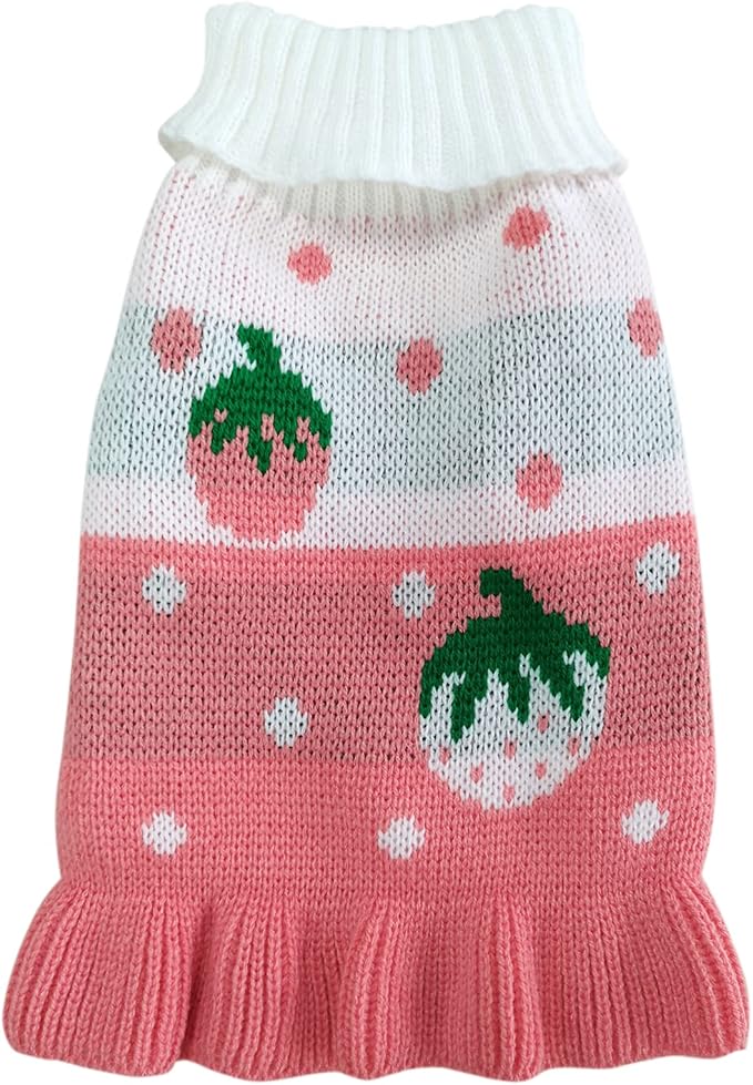 CHBORCHICEN Pet Dog Sweaters Classic Knitwear Turtleneck Winter Warm Puppy - Image 5