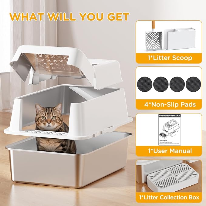 Stainless Steel Litter Box - Image 8