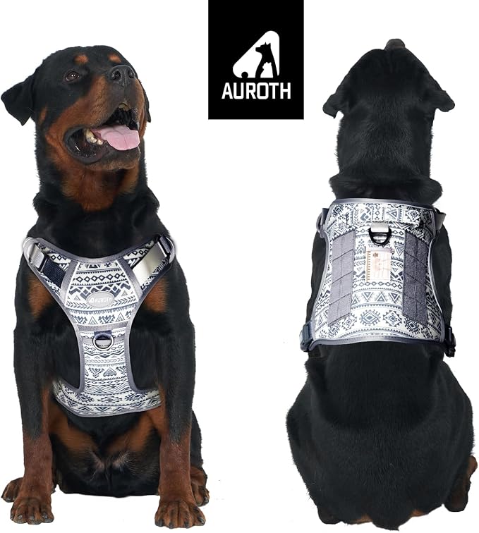 AUROTH Tactical Dog Harness for Large Dogs No Pull Adjustable Pet Harness - Image 9